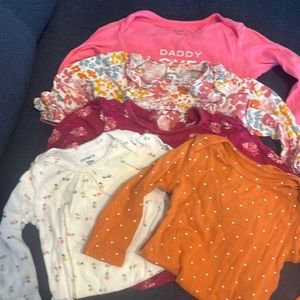 Baby girl 12 month long sleeve bundle